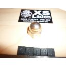 Hutmutter vernickelt M8, SW13 mm