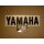 Schriftzug Yamaha (Dekor - Einzelbuchstaben) am Tank in schwarz, ca. 13X3,5cm