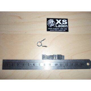 Schlauchschelle (Schlauchklemme) 6-7mm, verzinkt, für Unterdruckschlauch SE