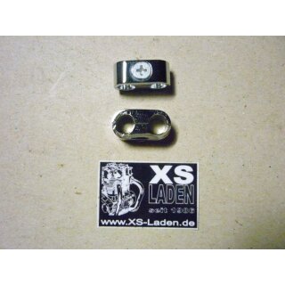 Halter für Gaszug oder Zündkabel verchromt