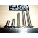 Senkkopf-Kreuzschlitzschraube M5x40, schwarz, Original