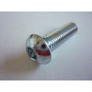 Innensechskantschraube M10X25 Linsenkopf, verzinkt