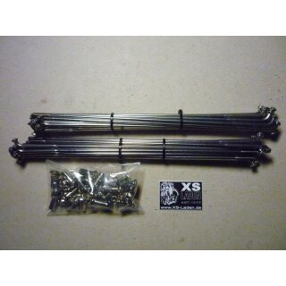 Speichensatz Edelstahl 21 Zoll, XT600 mit Aluminium Felge