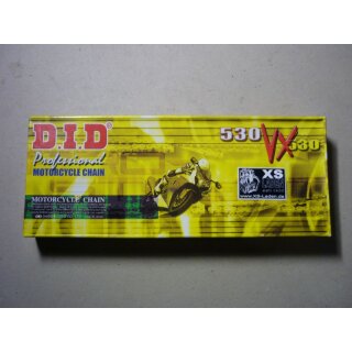 DID 530VX, X-Ring Kette mit Nietschloss, beste Qualität