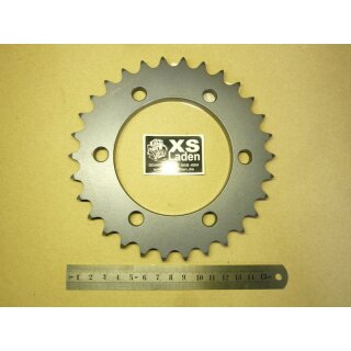 Kettenrad Stahl,  30 Zähne (Drehzahl -10%)