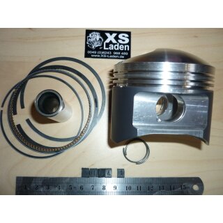 Kolbenkit spezial, für Bohrung 76,5 (680 ccm), geschmiedeter und beschichteter  Kolben, mit Kolbenbolzen, Ringen und Clips