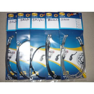 Bremsleitungskit Spiegler Edelstahl, SE - (1x Leitung) hinten