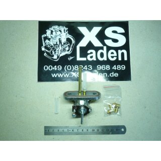 Benzinhahn SE, ohne Unterdruck wie 447, Lochabstand 46mm, links und rechts verwendbar