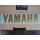 Schriftzug YAMAHA (Dekor-  Einzelbuchstaben) am Tank, original, gold