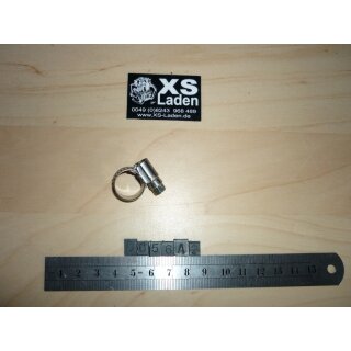 Schraub-Schelle für Benzinschlauch groß 8mm - 12mm, 9mm (Alternative zu XS-D056a)