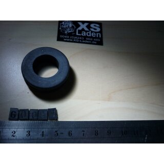 Kabeldurchführungsgummi für Bohrung 30-33 mm, Loch mit 21mm; für Blechdicke 1 - 3 mm