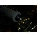 Lenkerendgewichte (Lenkerstopfen) Alu für 22mm Stahllenker, konisch mit 27,5mm Durchmesser, schwarz