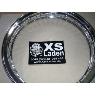 Hochschulter - Original - Felgenring polieren (strahlen, schleifen und hochglanzpolieren)