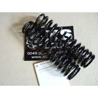 IKON Austauschfedersatz (2) 217-0 für Federbeintyp 7610, Drahstärke 8,3mm, progressiv und härter als die Serienfeder, ABE für alle XS