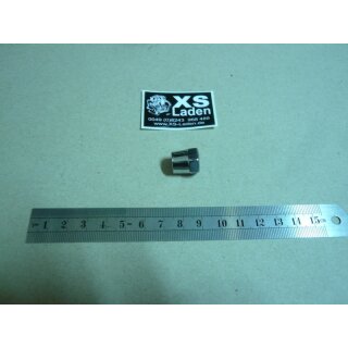 Spiegelmutter SW:14mm Chrom, M10X1,25 RH