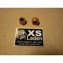 selbstsichernde Mutter M8, verkupfert, SW12, Schlitzmutter