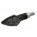 Miniblinker LED schwarz, Gläser getönt.