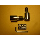 Lenkergewicht für Lenkerenden Stahl verchromt 206g