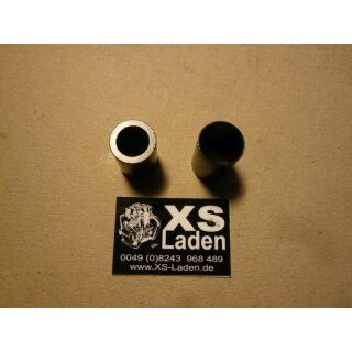 Stahlhülse, Distanz für Blinker, Federbeine etc. Bohrung 10mm, Aussen16mm. Länge 22mm.