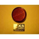 Rückstrahler (Katzenauge), rund, gelb