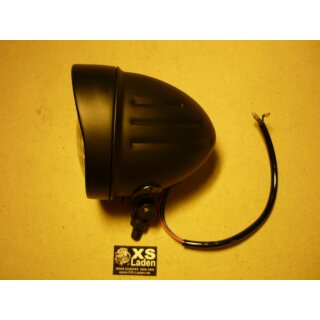 Scheinwerfer schwarz matt im Chopper-Style