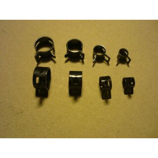 Federschelle 10mm, schwarz