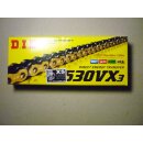 DID/RK X-Ring Kette, 530VX3 in Gold 104 Glieder, offen...