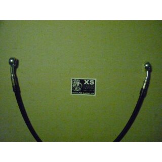 Spiegler Bremsleitung XS1100, XS1100S  für hinten, schwarz ummantelt mit ABE