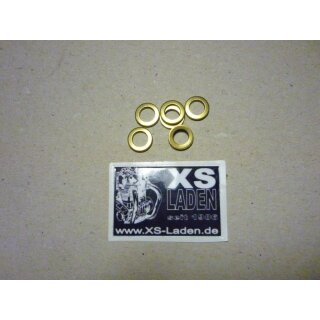 Beilagscheibe M6, Messing