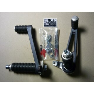 Fußrastenanlage Tarozzi, schwarz