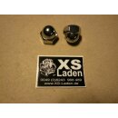 Hutmutter verchromt M10x1,25, kurze Form