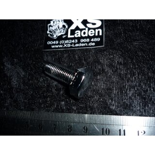 Sechskantschraube Kettenrad, Chrom "Rundkopf", original