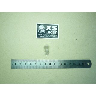 Lampe 12V-3W, Glassockel für Instrumente ab`80