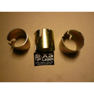 Reduzierhülse zwischen Krümmer und Zubehörschalldämpfer von 42mm auf 40mm, mit Anschlag