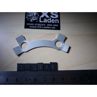 Sicherungsblech Bremsscheibe zum Rad, Edelstahl